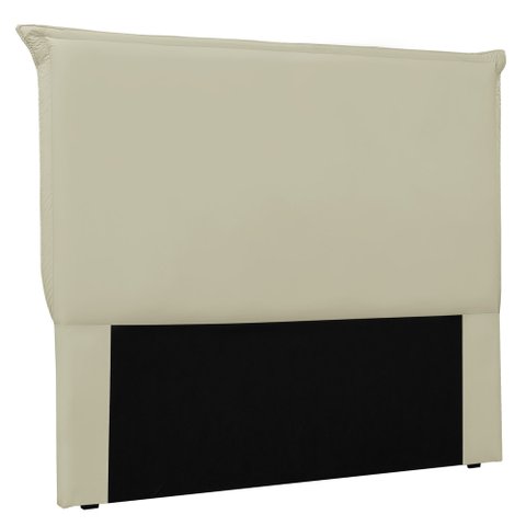 Cabeceira Estofada Cama Box Casal Queen Size Veneza 160cm Corano Bege - Desk Design