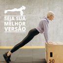 Ver imagem 3 de Adesivo de Parede Academia Seja Sua Melhor Versão Silhueta Mulher Kanto Store Adesivo de Parede Logo