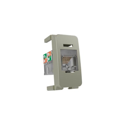 Módulo Tomada para Rede de Informática Margirius B3 Colors Rj45 Cat6 Pérola