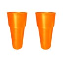 Ver imagem 1 de Kit 2 Vaso Plantar Lux 65x30 Decoração Hall Entrada Jardim Design Elegante