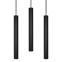 Ver imagem 1 de Kit 3 Pendente Tubo 50cm Gu10 Preto para Bancada Cozinha Banheiro Quarto