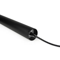 Kit 4 Pendente Tubo 50cm Gu10 Preto para Bancada Cozinha Banheiro Quarto - 3