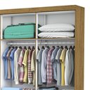 Ver imagem 6 de Guarda Roupa Casal Lu 6 Portas 4 Gavetas com Espelho Carioca Móveis