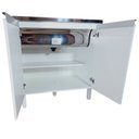 Ver imagem 6 de Tanque de Lavar Roupa Inox Gabinete 82cm 2 Portas Montado
