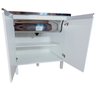 Tanque de Lavar Roupa Inox Gabinete 82cm 2 Portas Montado - 6