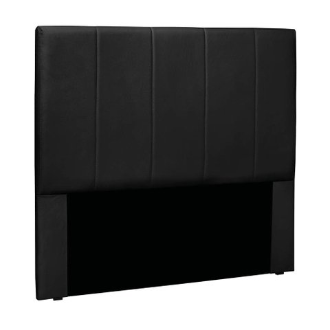 Cabeceira Cama Box King 195 Cm Arizona Veludo Preto S04 - D'Rossi