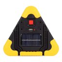 Ver imagem 4 de Triângulo Refletor Luminária Recarregável Luz Solar Super LED Luminoso Sinalização Carro