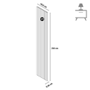 Ver imagem 4 de Painel Ripado Parede Módulo Mdf 2,50 X 0,50cm Naturale