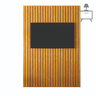 Painel Ripado Parede Módulo Mdf 2,50 X 0,50cm Naturale - 3