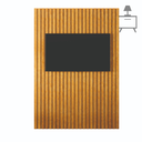 Ver imagem 3 de Painel Ripado Parede Módulo Mdf 2,50 X 0,50cm Naturale