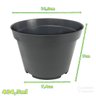 Vaso Pote 11 Rígido Plantar Suculenta Flores Mudas 300 Und - 3