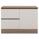Ver imagem 7 de Balcão de Cozinha e Tampo 120cm Grace Carvalho Oak/Off White Z44 - Mpozenato