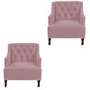 Ver imagem 1 de Kit 02 Poltronas Genesis Rosê