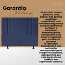 Ver imagem 7 de Cabeceira Suede 140 cm Casal Moderna Frame Estofada Cama Box:Azul Marinho