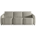 Ver imagem 3 de Sofá Cama para Sala de Estar 3 Lugares 306cm Montserrat K01 Bouclê Bege - Lyam Decor