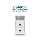 Ver imagem 2 de Mesa Cabeceira Suspensa 25cm MDF 15mm 2 Gaveta Corrediça Telescópica Montada