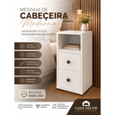 Ver imagem 3 de Mesa Cabeceira Suspensa 25cm MDF 15mm 2 Gaveta Corrediça Telescópica Montada