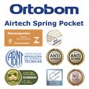 Ver imagem 7 de Colchão Solteiro Ortobom Airtech Spring Pocket 78X188X35 Estrutura Em Molas Superpocket Eps D26 Pró Airtech