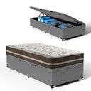 Ver imagem 2 de Cama Box Baú com Colchão de Molas Ensacadas Classic Solteiro 78cm