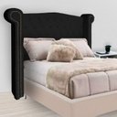Ver imagem 2 de Cabeceira de Cama Box Estofada Sienna 160 Cm Queen Suede