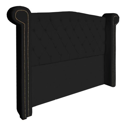 Cabeceira de Cama Box Estofada Sienna 160 Cm Queen Suede