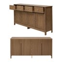 Ver imagem 6 de Aparador Buffet Ditália 4 Portas 4 gavetas R-626 Diamond