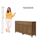 Ver imagem 5 de Aparador Buffet Ditália 4 Portas 4 gavetas R-626 Diamond
