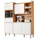 Ver imagem 1 de Kit Armário Cozinha Compacta Isabel 5 Portas Ajl