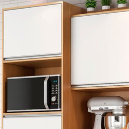 Kit Armário Cozinha Compacta Isabel 5 Portas Ajl - 5