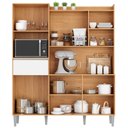 Ver imagem 4 de Kit Armário Cozinha Compacta Isabel 5 Portas Ajl