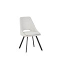 Ver imagem 3 de Cadeira Jantar Moderna Conforto Estofada Nora Rivatti