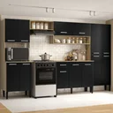 Ver imagem 2 de Armário Cozinha Completa Arizona Plus Carvalho