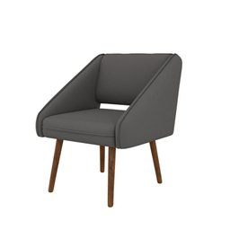 Poltrona Decorativa Valentina em Veludo Just Time - 1