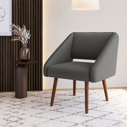 Poltrona Decorativa Valentina em Veludo Just Time - 2