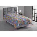 Ver imagem 1 de Edredom Solteiro Dupla Face Vivaldi Malha Algodão Unicórnio