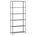 Ver imagem 1 de Estante de Aço 30cm - 6 Bandejas - 45kg por Prateleira - Cinza