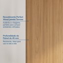 Ver imagem 7 de Rack Extensível com Painel TV 86 Polegadas Planejado 360x250cm Aruá CabeCasa MadeiraOriginals Marrom/Offwhite