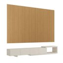Ver imagem 3 de Rack Extensível com Painel TV 86 Polegadas Planejado 360x250cm Aruá CabeCasa MadeiraOriginals Marrom/Offwhite