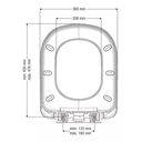 Ver imagem 5 de Assento Sanitário Censi Vogue Plus com Fechamento Soft Close