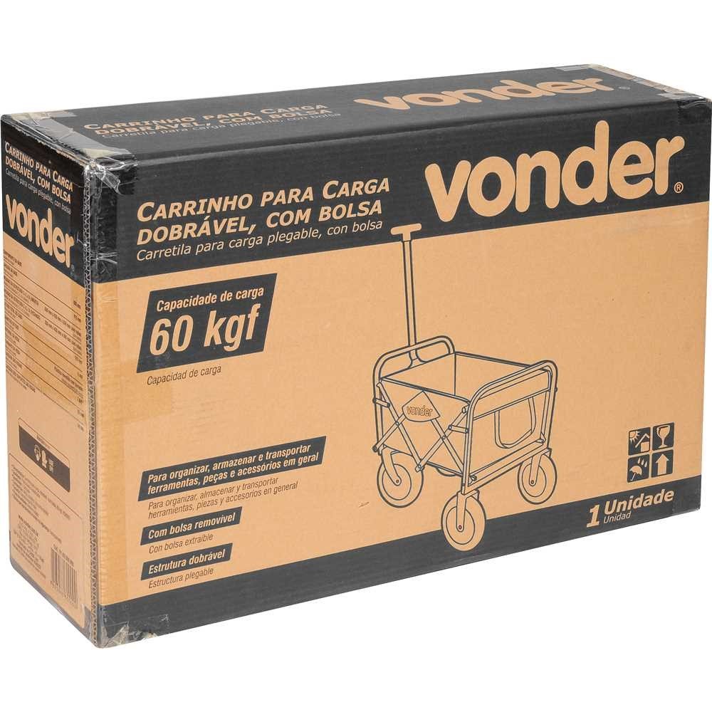 Carrinho para Carga Vonder Dobrável 60kg - 6