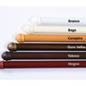 Varão Simples para Cortina de 4 Metros 28mm Mogno - 2