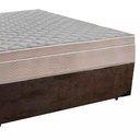 Ver imagem 2 de Cama Box Casal Suede + Colchão Sereneprime Molas Ensacadas 138x188x65 Marrom