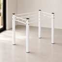 Ver imagem 3 de Base de Mesa Tubular Aço 3" 1,2 para Banco Branca Jantar