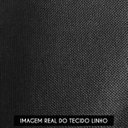 Ver imagem 5 de Poltrona para Sala Pés Metálicos Dourado Ana Linho Preto - Ibiza