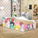 Ver imagem 1 de Mini Cama Like Aquarela dos Ursinhos Infantil Com Colchão