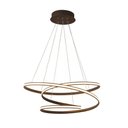Ver imagem 1 de Pendente Moderno Preto 80cm LED 75W 3200K Bivolt PARIS LUZ