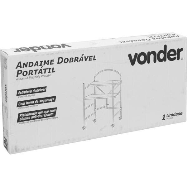 Andaime Dobrável Portátil - Vonder - 6