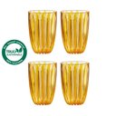 Ver imagem 1 de Jogo de 4 Copos em Bio Plástico Não Fóssil, 400ml - 9 X H12,8 Cm - Dolcevita - Amber - Guzzini