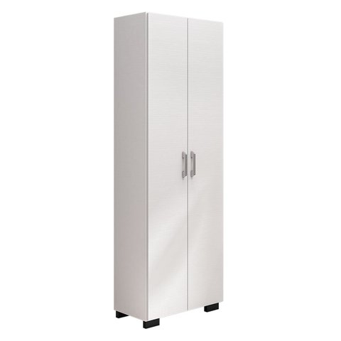 Livreiro 5 Prateleiras C/ Portas Grandes Office Branco
