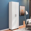 Ver imagem 4 de Livreiro 5 Prateleiras C/ Portas Grandes Office Branco